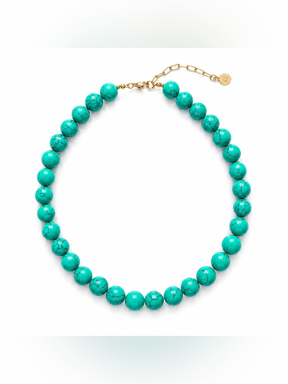 Mayamar Aqua Breeze Genuine Turquoise Stone Necklace NWT
